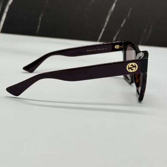 NEW GUCCI SUNGLASSES HAVANA WOMEN EYEWEAR GUCCI GG1714S 007 - Picture 8 of 11